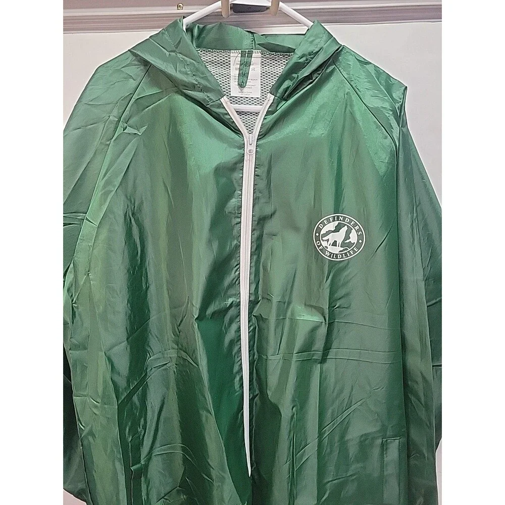 Defenders Of Wildlife Rain Protective Jacket Coat One Size‎ Fits Most